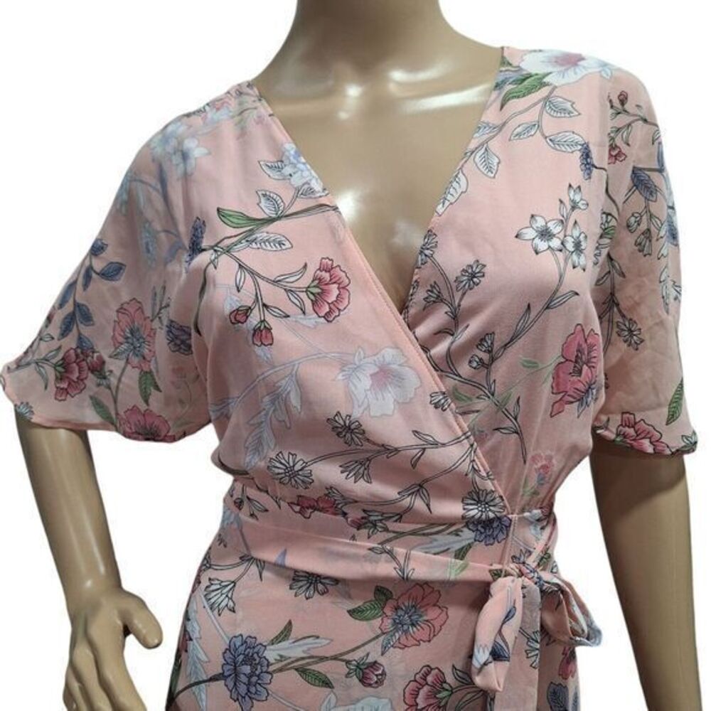 Sandra Darren Womens Size M Dress Bright‎ Floral Print Lined